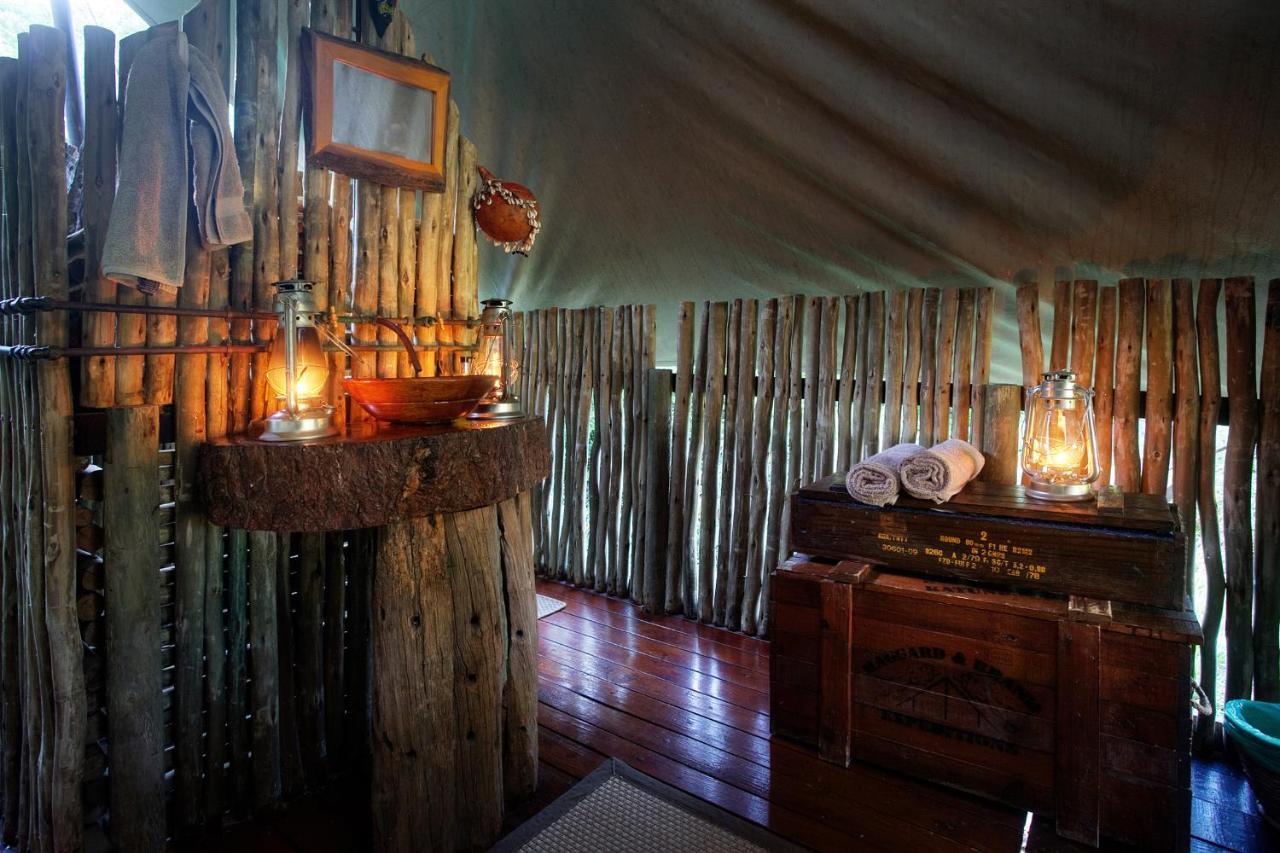 Quatermain's 1920's Safari Camp – Amakhala Game Reserve Bagian luar foto