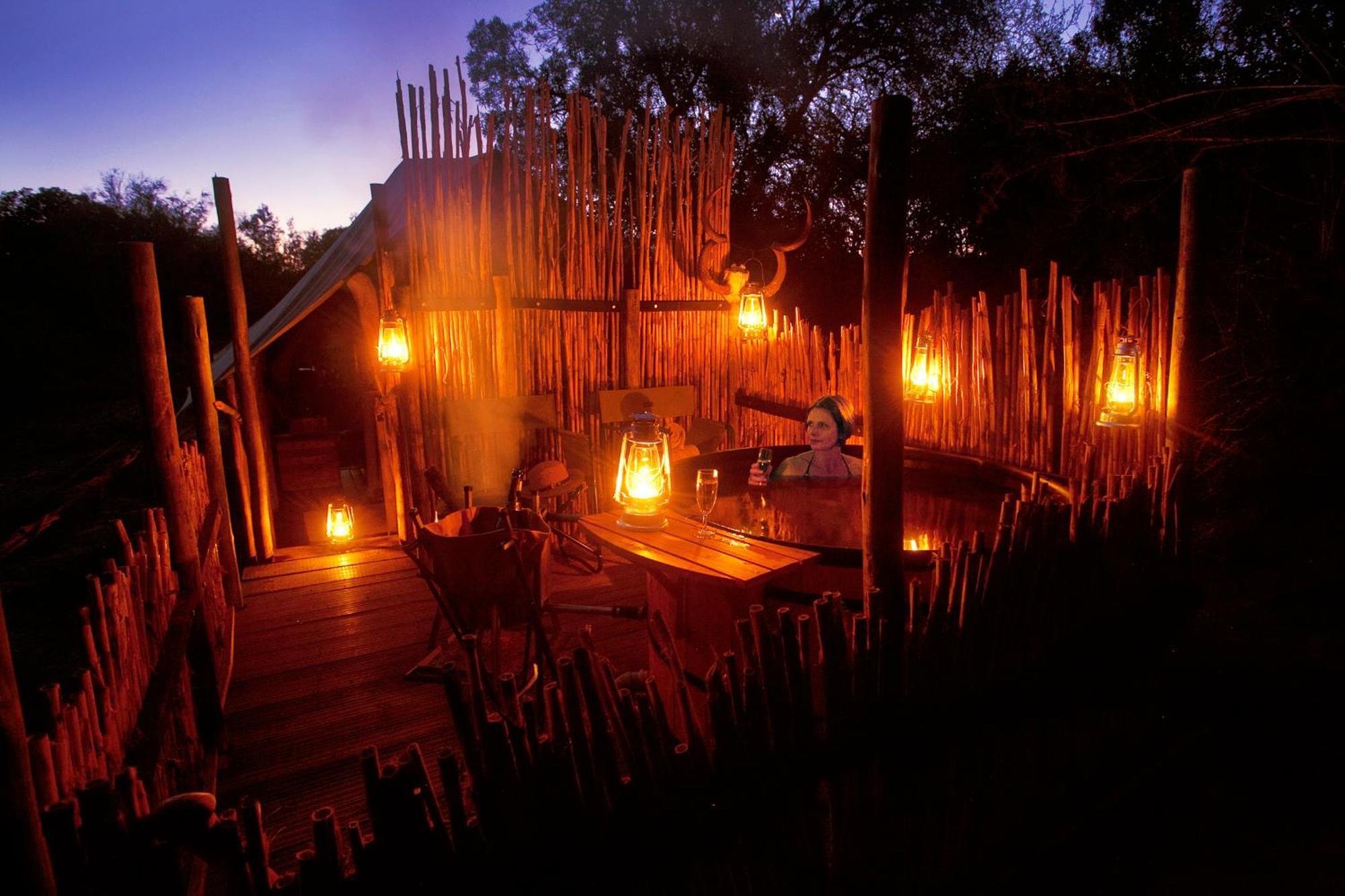 Quatermain's 1920's Safari Camp – Amakhala Game Reserve Bagian luar foto