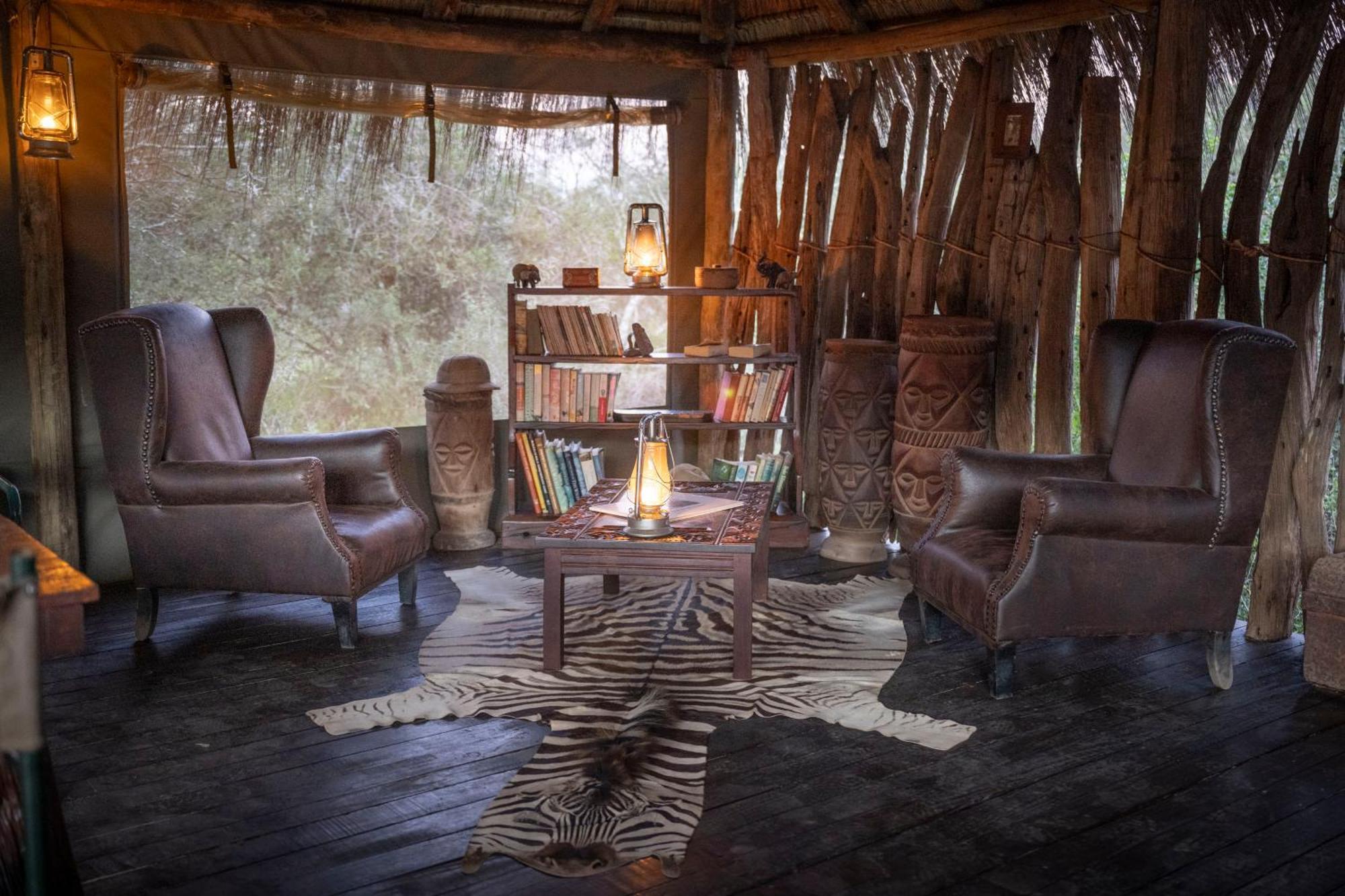 Quatermain's 1920's Safari Camp – Amakhala Game Reserve Bagian luar foto